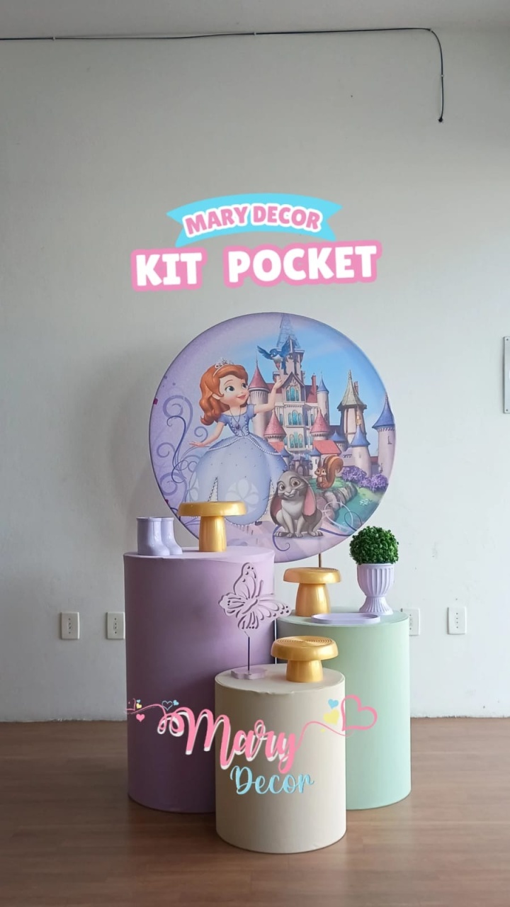 Kit Pocket Princesa Sofia - Mary Decor Festas & Locações