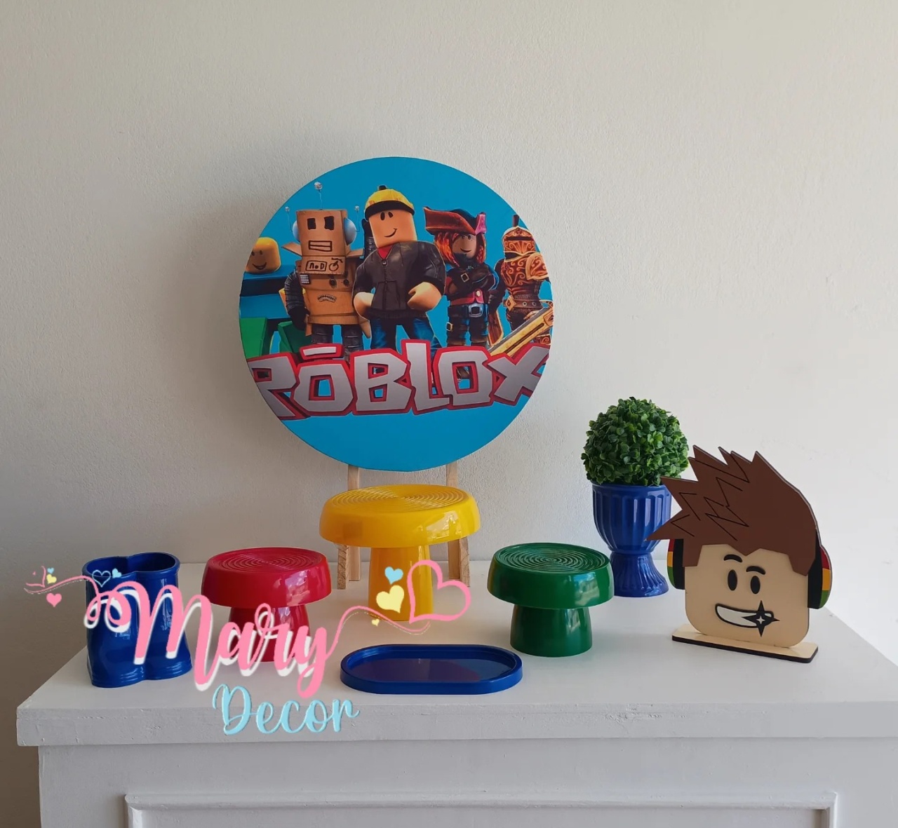 Mini Kit Roblox  - Mary Decor Festas & Locações