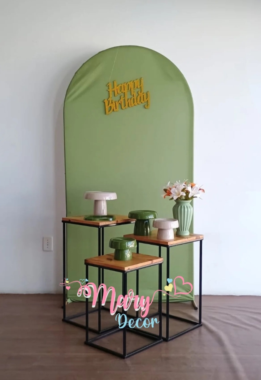 Kit Meu Dia Verde Oliva   - Mary Decor Festas & Locações