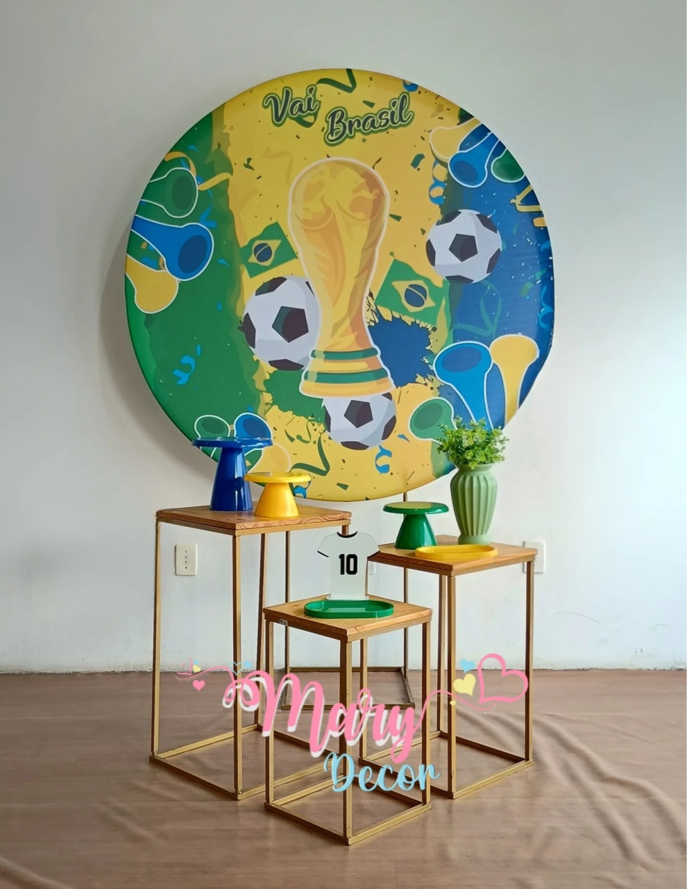 Copa Brasil Kit So Uma Coisinha Simples 03 - Mary Decor Festas & Locações