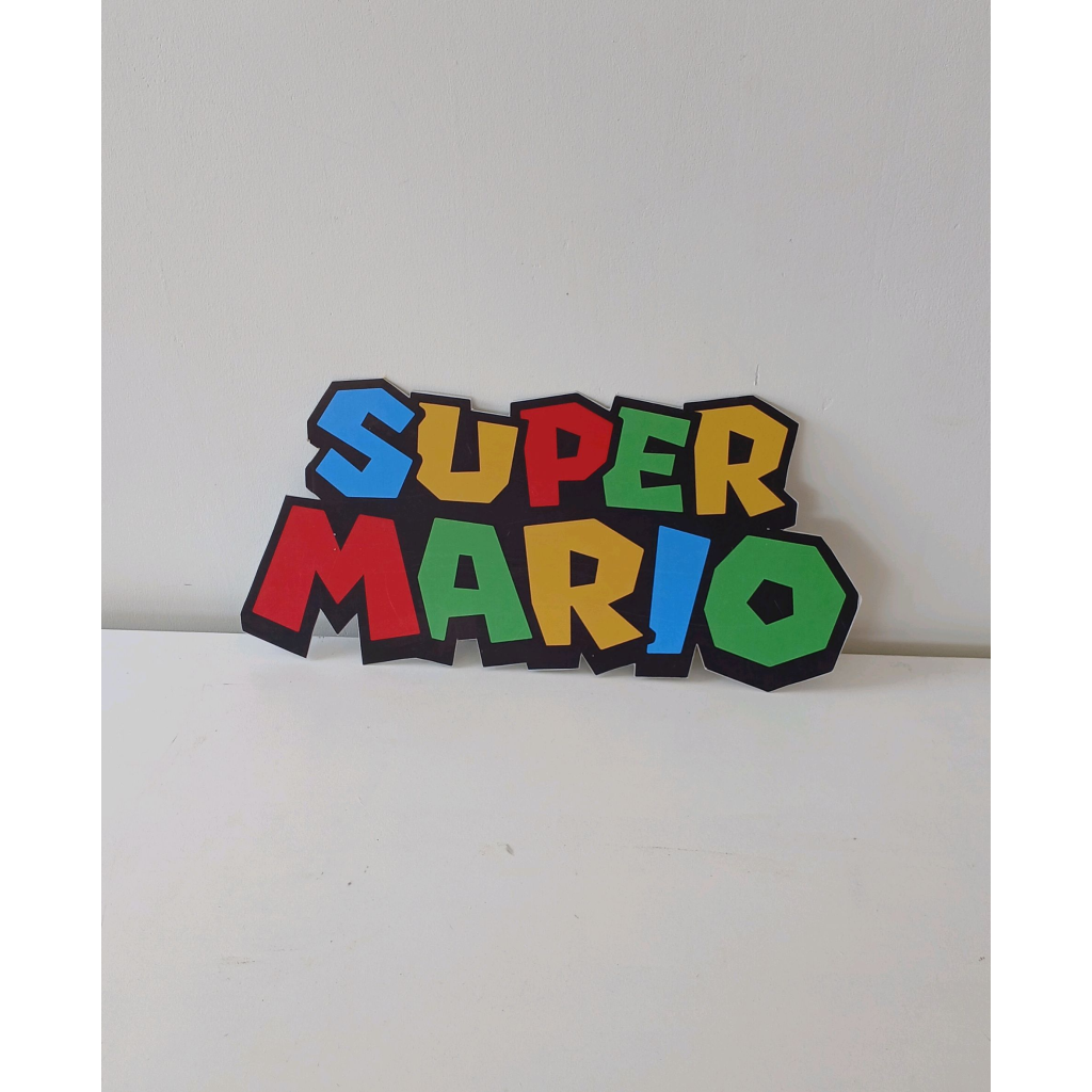 Display Nome Super Mario - Mary Decor Festas & Locações