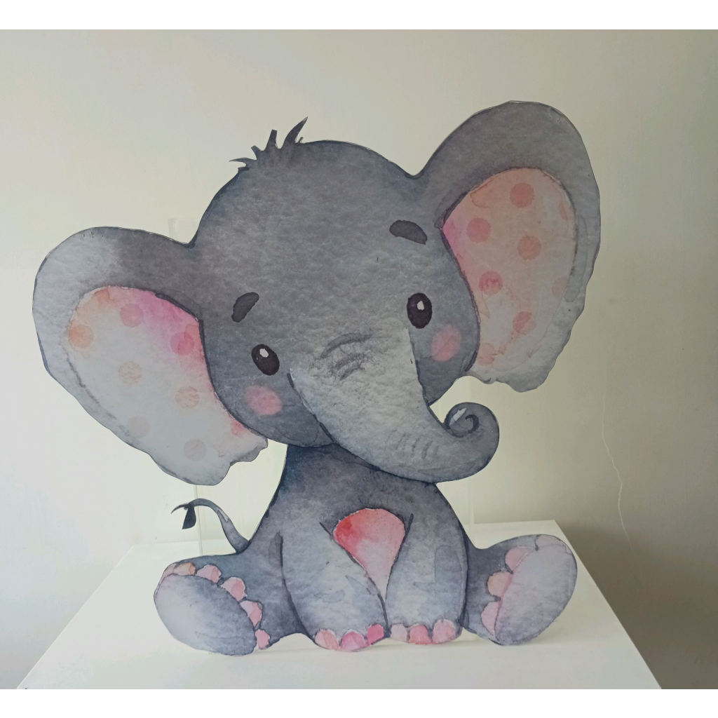 Display Elefante Safari - Mary Decor Festas & Locações