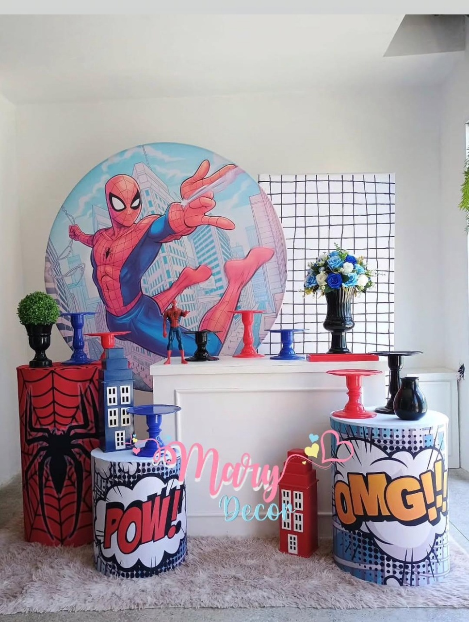 Homem Aranha  Kit Comemore - Mary Decor Festas & Locações