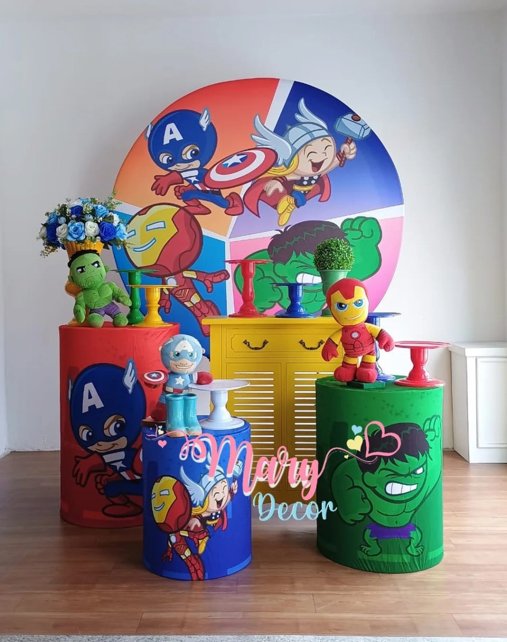 Heróis Baby  Kit Festa Em Casa - Mary Decor Festas & Locações