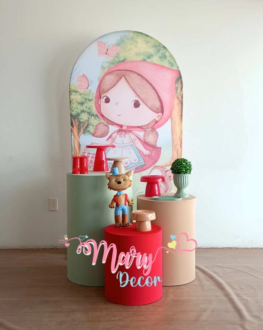  Chapeuzinho Vermelho  Kit Celebre Básico   - Mary Decor Festas & Locações