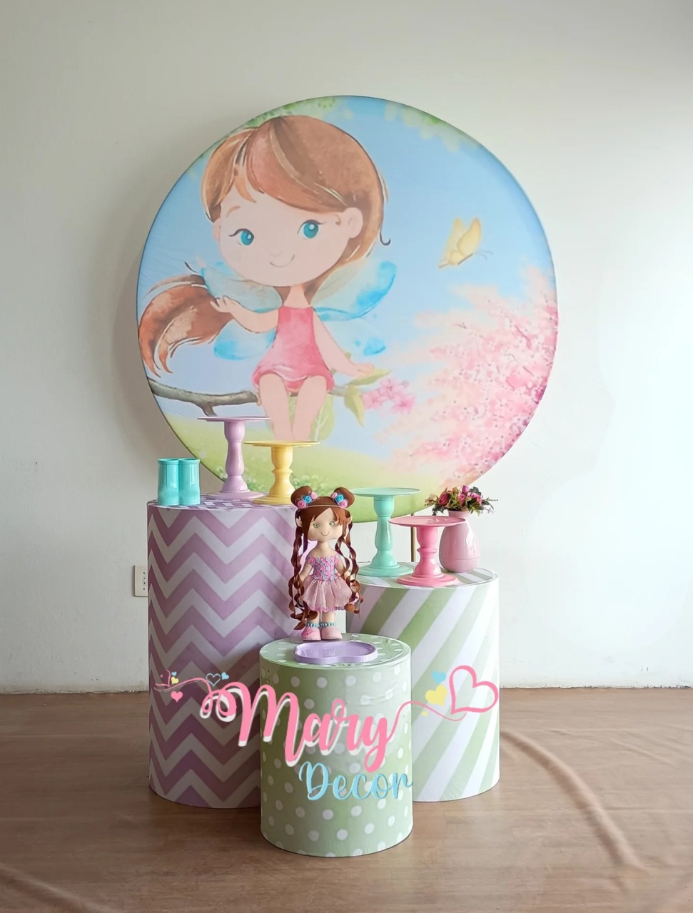  Fada  Fadinha Kit So Um Bolinho  - Mary Decor Festas & Locações