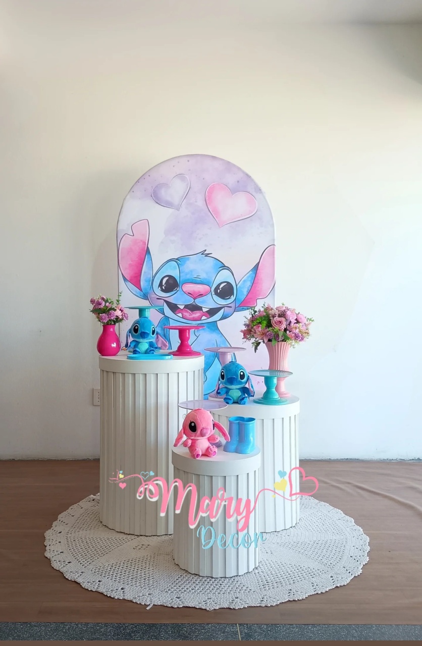 Kit Stitch Celebre Baby Luxo   - Mary Decor Festas & Locações