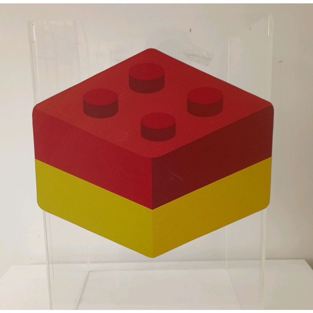Display Cubo Lego Vermelho - Mary Decor Festas & Locações