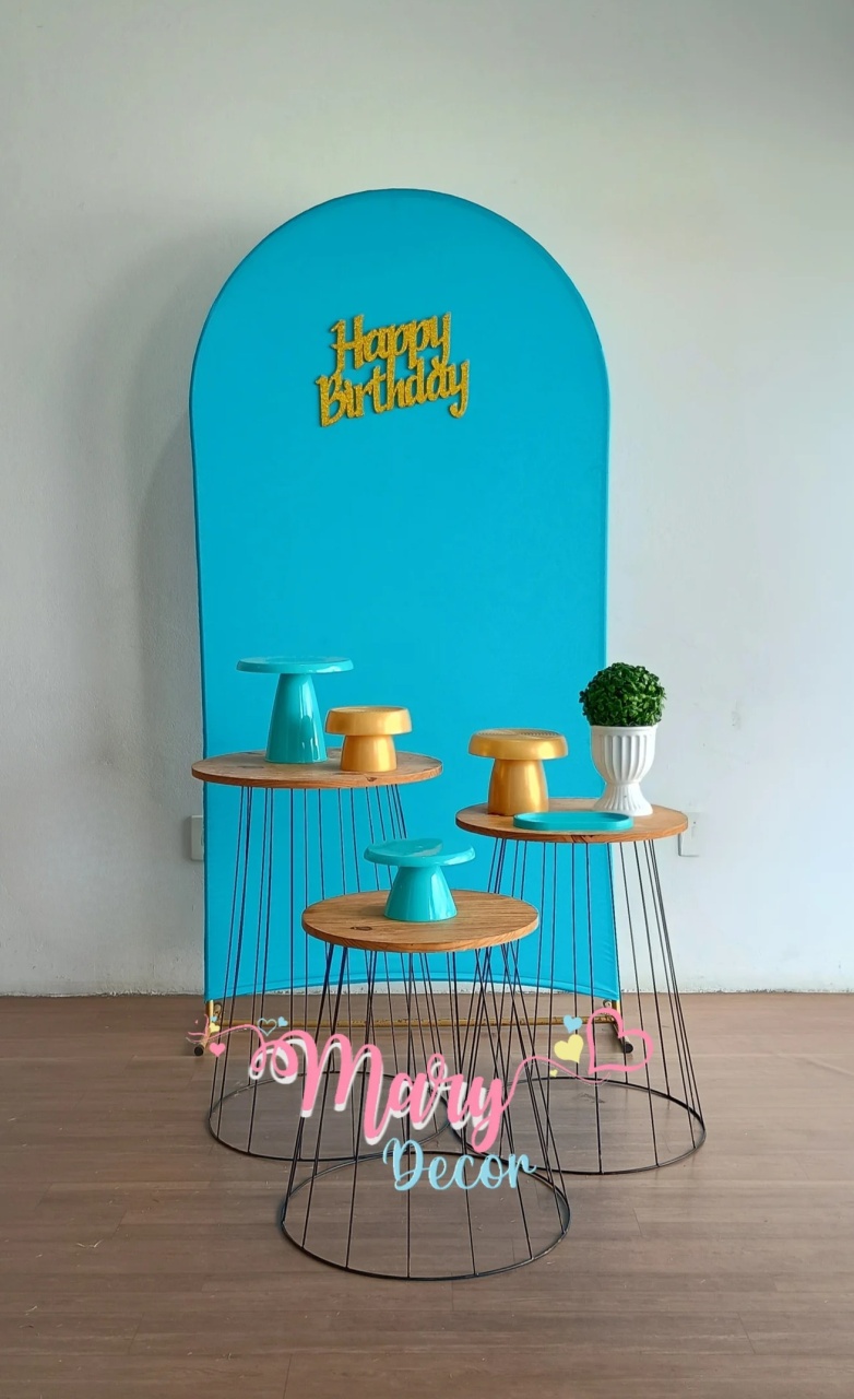 Kit Meu Dia Azul Turquesa  - Mary Decor Festas & Locações