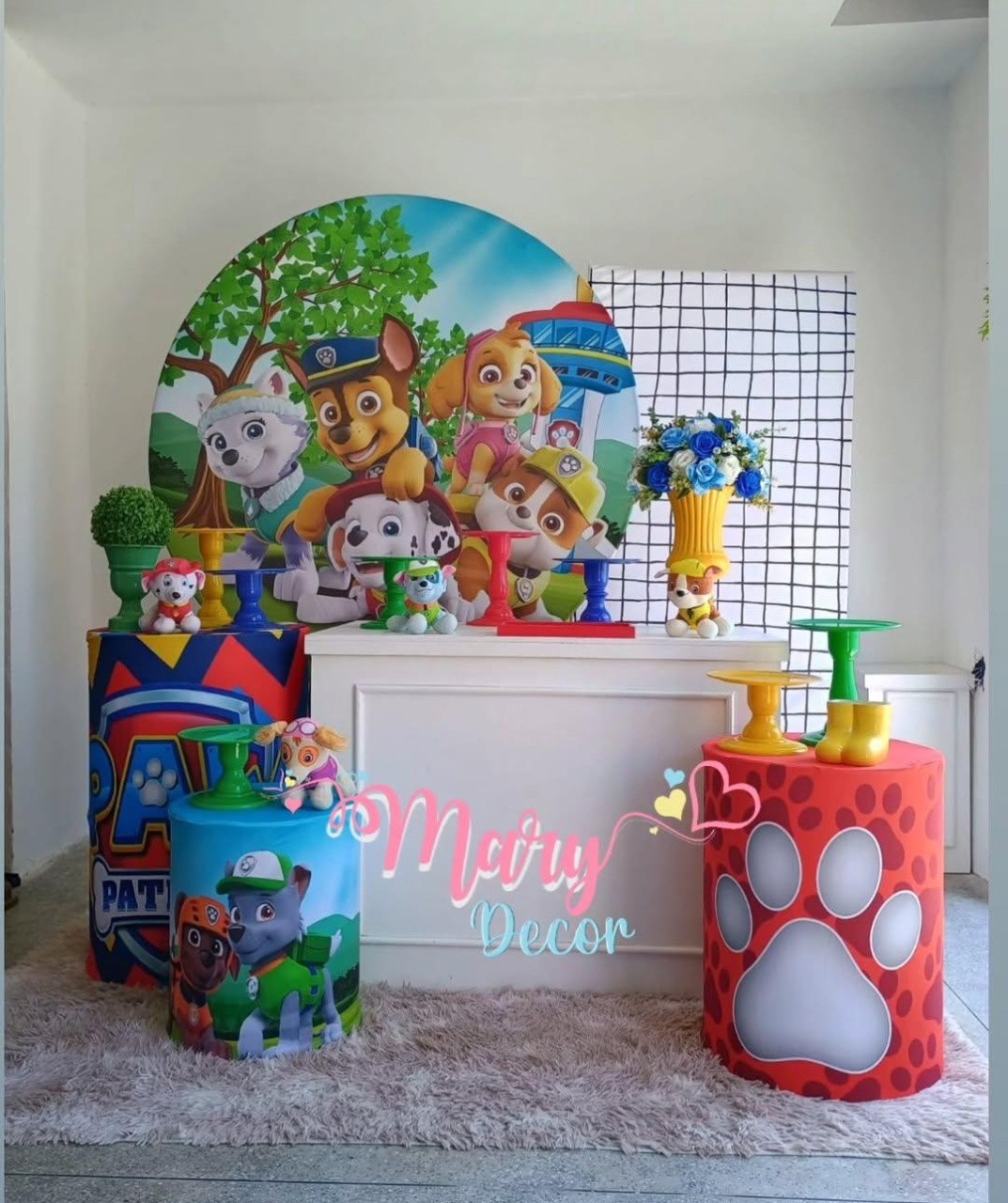 Patrulha Canina Colors Kit Comemore  - Mary Decor Festas & Locações