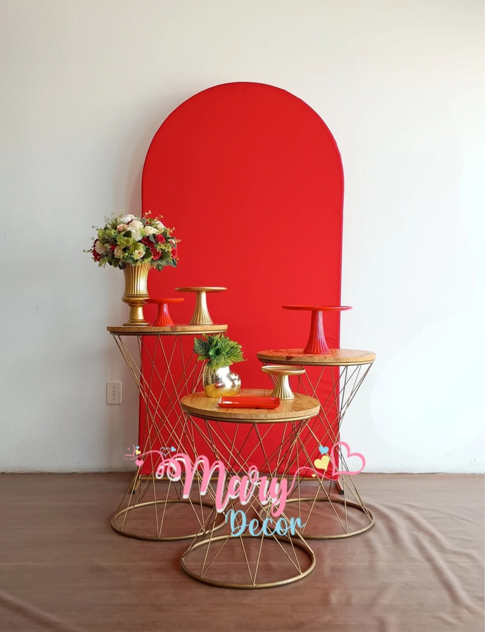Vermelho Kit Celebre 02 - Mary Decor Festas & Locações