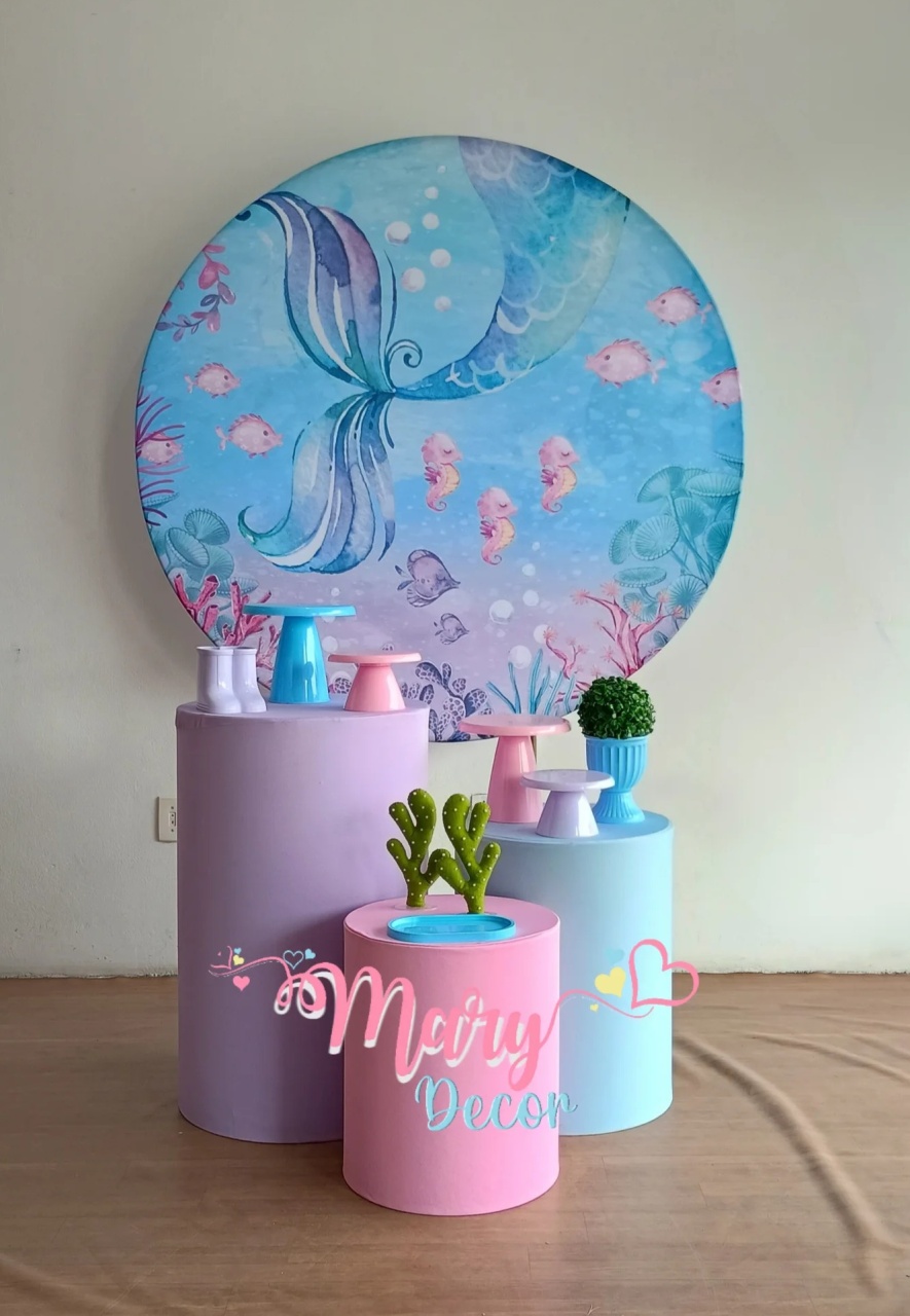 Cauda de Sereia Kit Básico - Mary Decor Festas & Locações