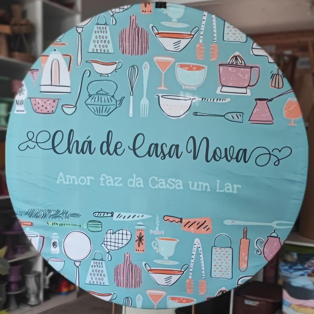 Painel Cha de Casa Nova - Mary Decor Festas & Locações