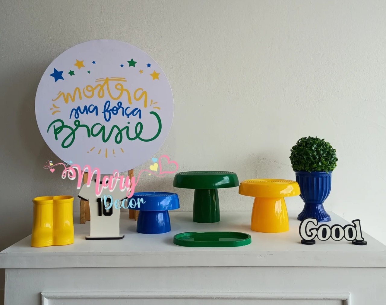 Brasil I Mini Kit Festa Na Mesa - Mary Decor Festas & Locações