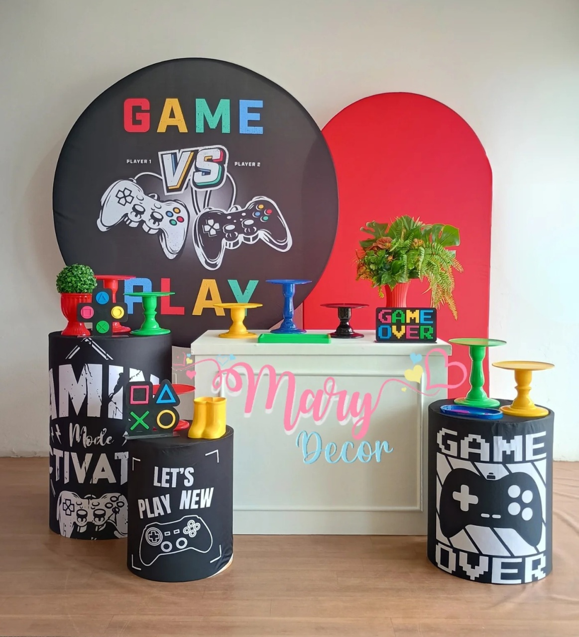 Vídeo Game Kit  Comemore  - Mary Decor Festas & Locações