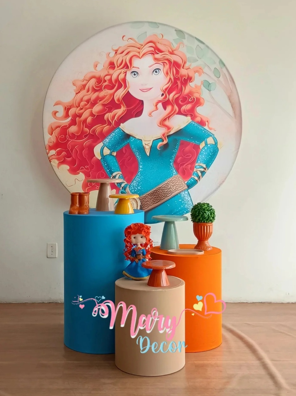 Princesa Valente Kit  Básico  - Mary Decor Festas & Locações