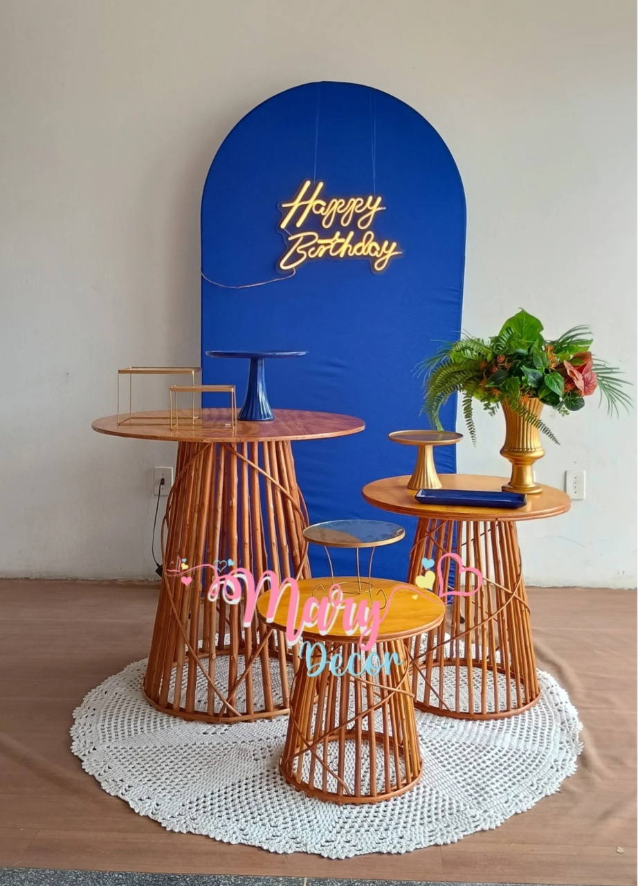 Kit Luxinho Azul 01 - Mary Decor Festas & Locações