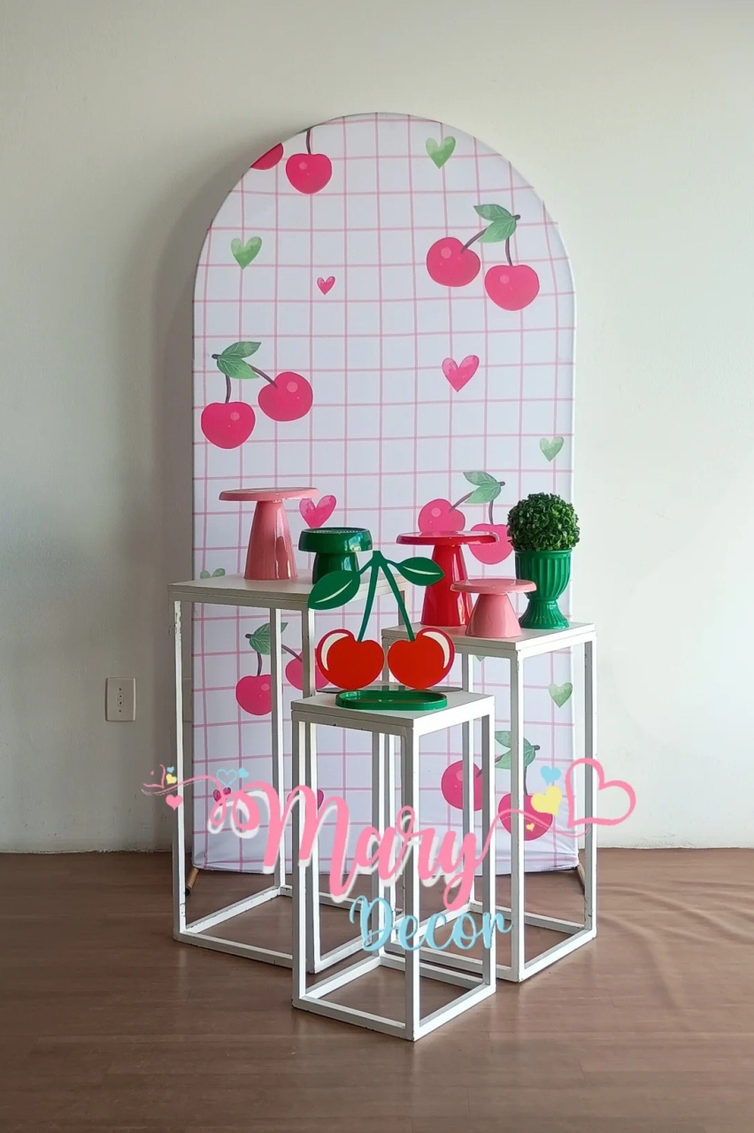 Cerejinha    Kit Meu Dia Especial   - Mary Decor Festas & Locações