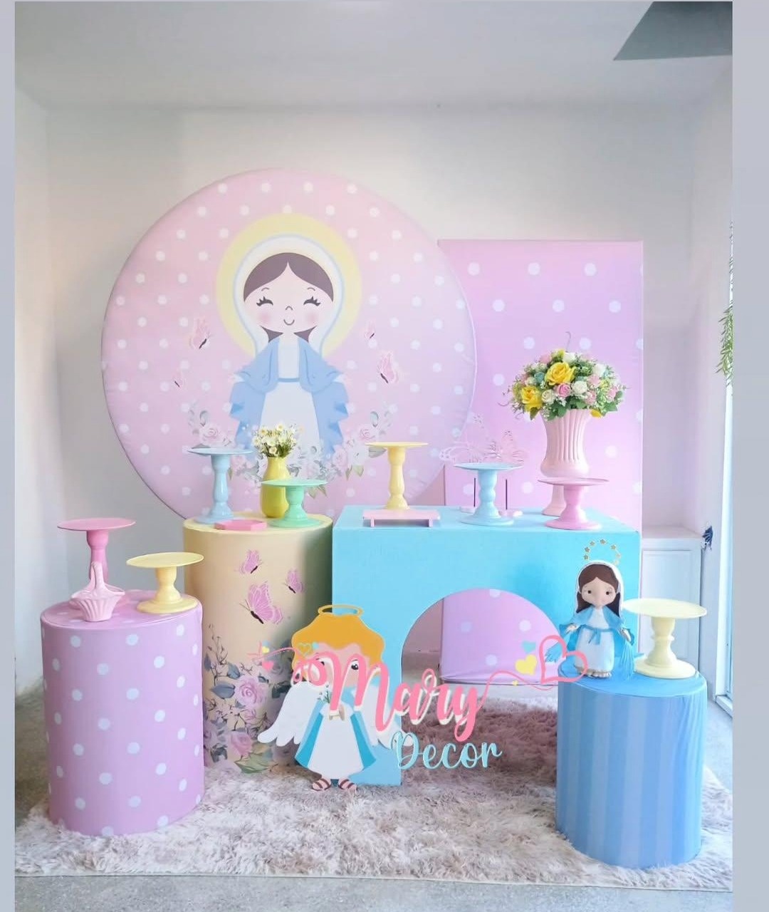 Nossa Senhora Kit Comemore  - Mary Decor Festas & Locações