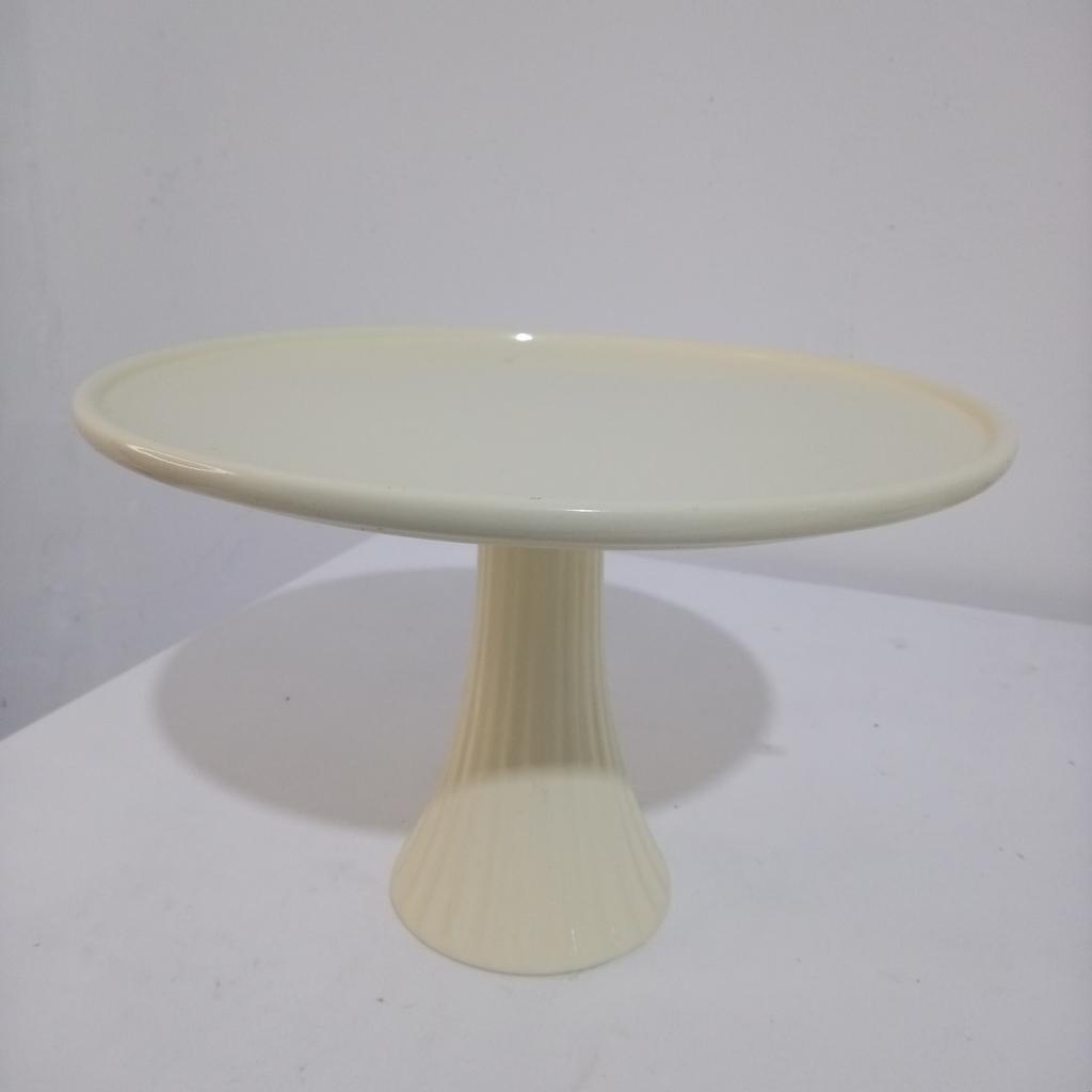 Bandeja Ceramica Amarelo Baby G - Mary Decor Festas & Locações