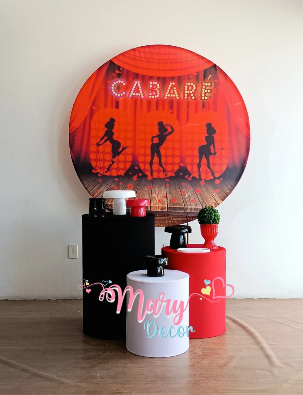  Cabare Kit Básico  - Mary Decor Festas & Locações