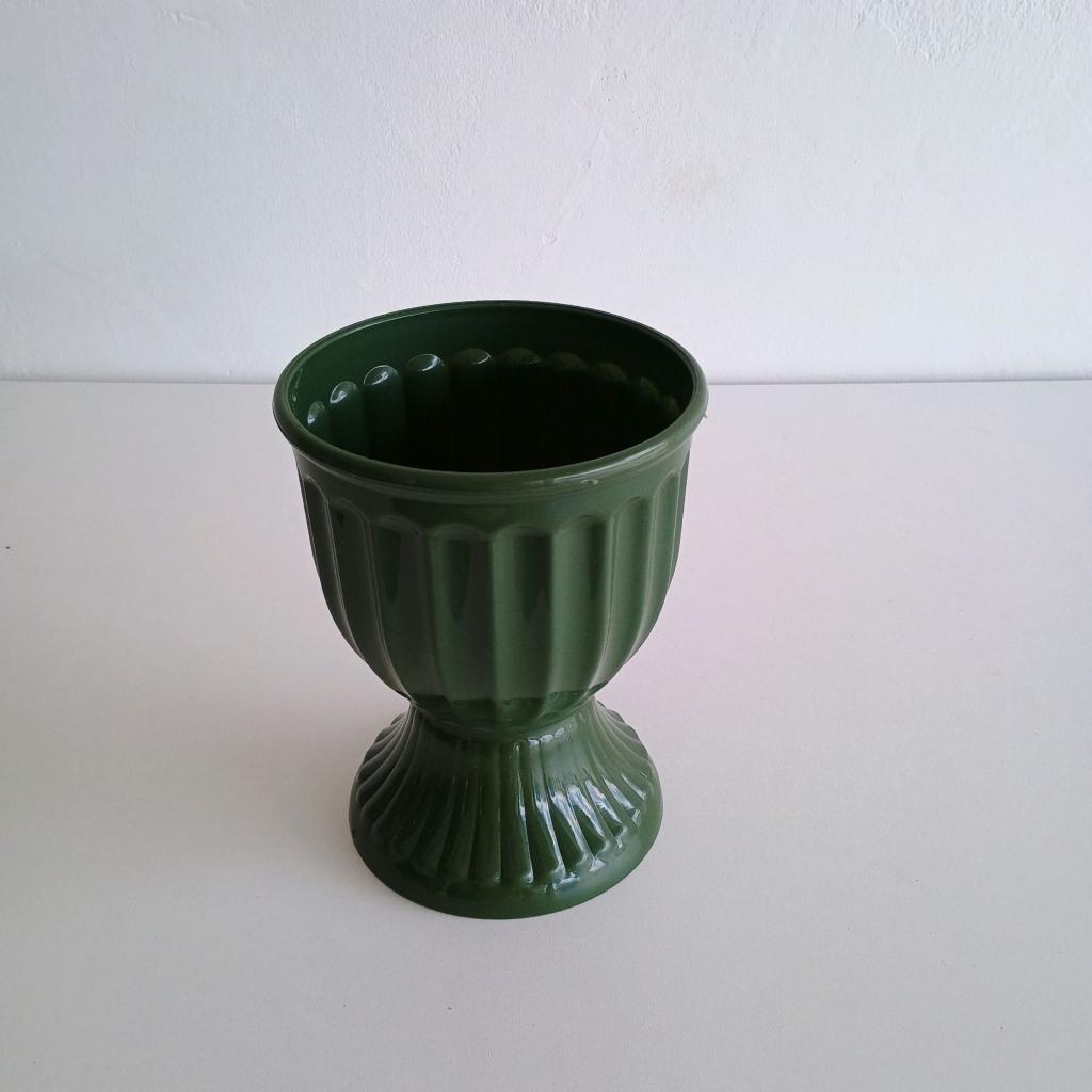 Vaso Plástico P Verde Oliva Tasil - Mary Decor Festas & Locações