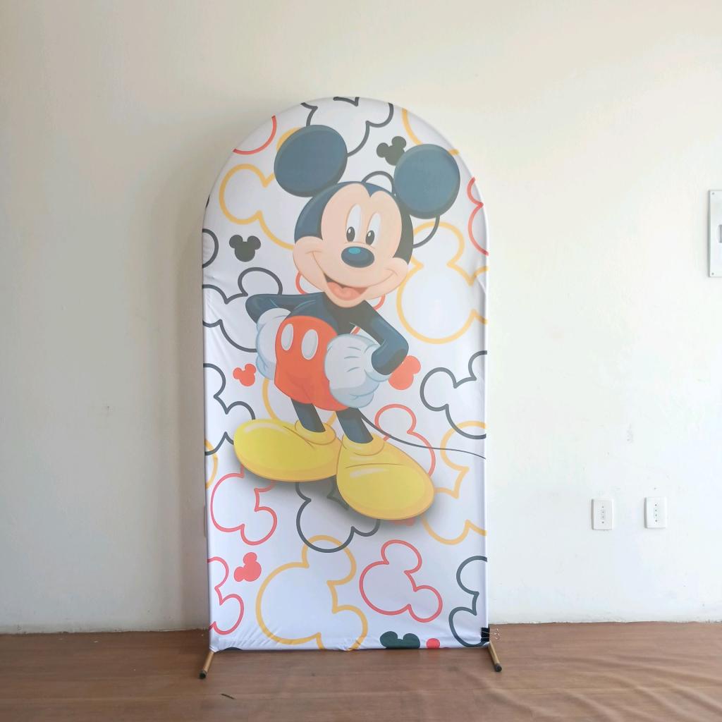 Capa Veste Fácil Painel Romano Mickey - Mary Decor Festas & Locações