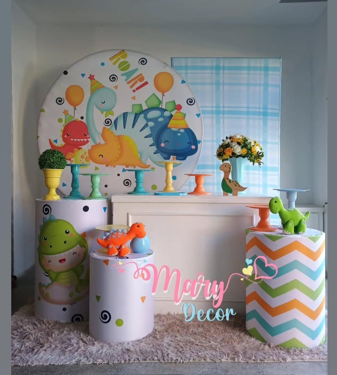 Dino Baby Kit Comemore  - Mary Decor Festas & Locações