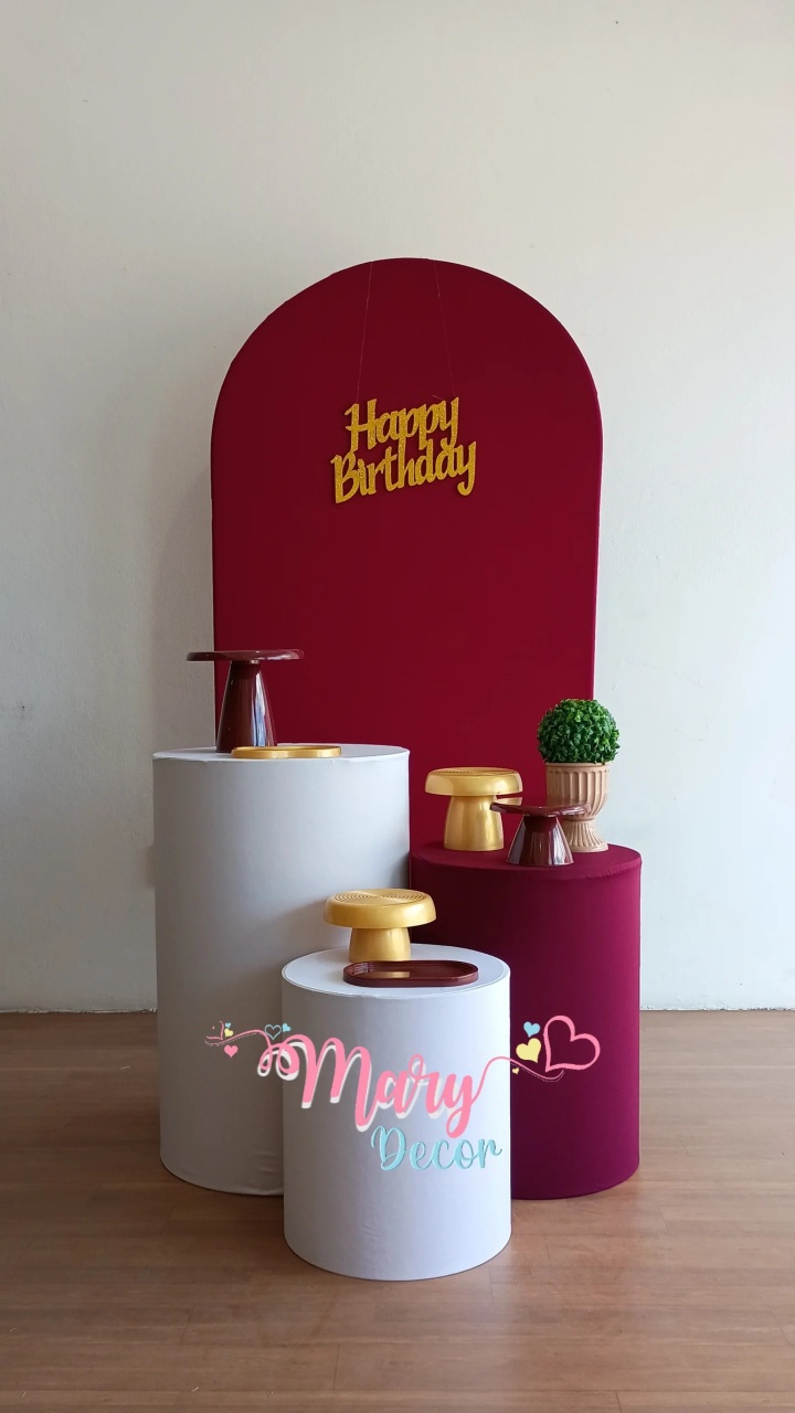 Celebre Básico Bordo  - Mary Decor Festas & Locações