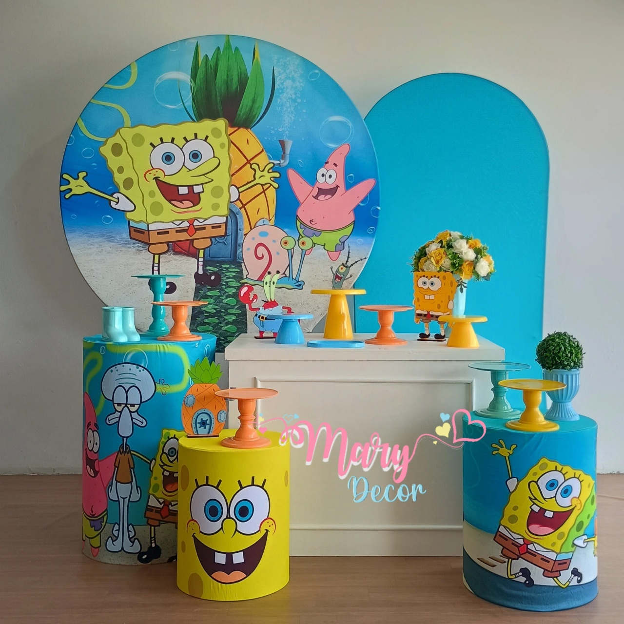 Bob Esponja Kit Comemore  - Mary Decor Festas & Locações