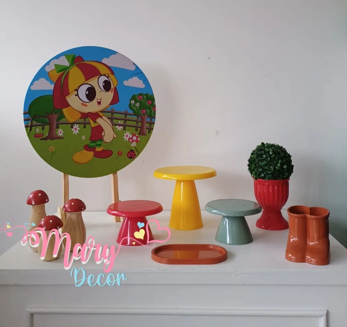 Mini Kit Emília  - Mary Decor Festas & Locações