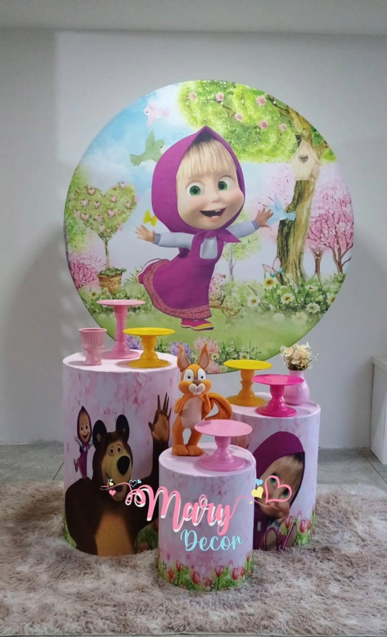   Marsha E Urso Kit Só Um Bolinho  - Mary Decor Festas & Locações