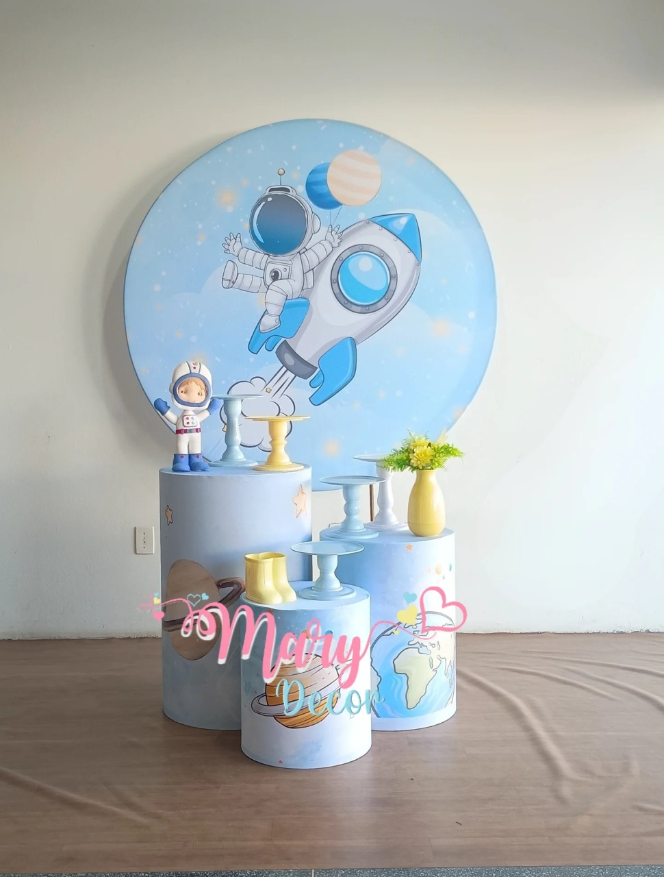 Astronauta Kit Só Um Bolinho  - Mary Decor Festas & Locações