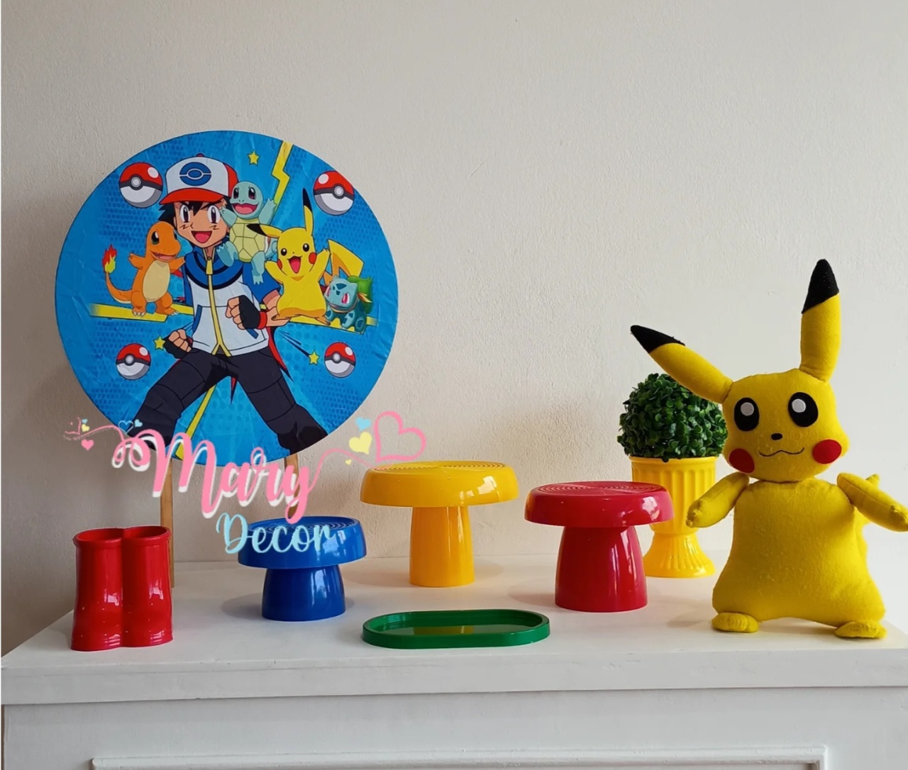 Mini Kit  Pokemon - Mary Decor Festas & Locações