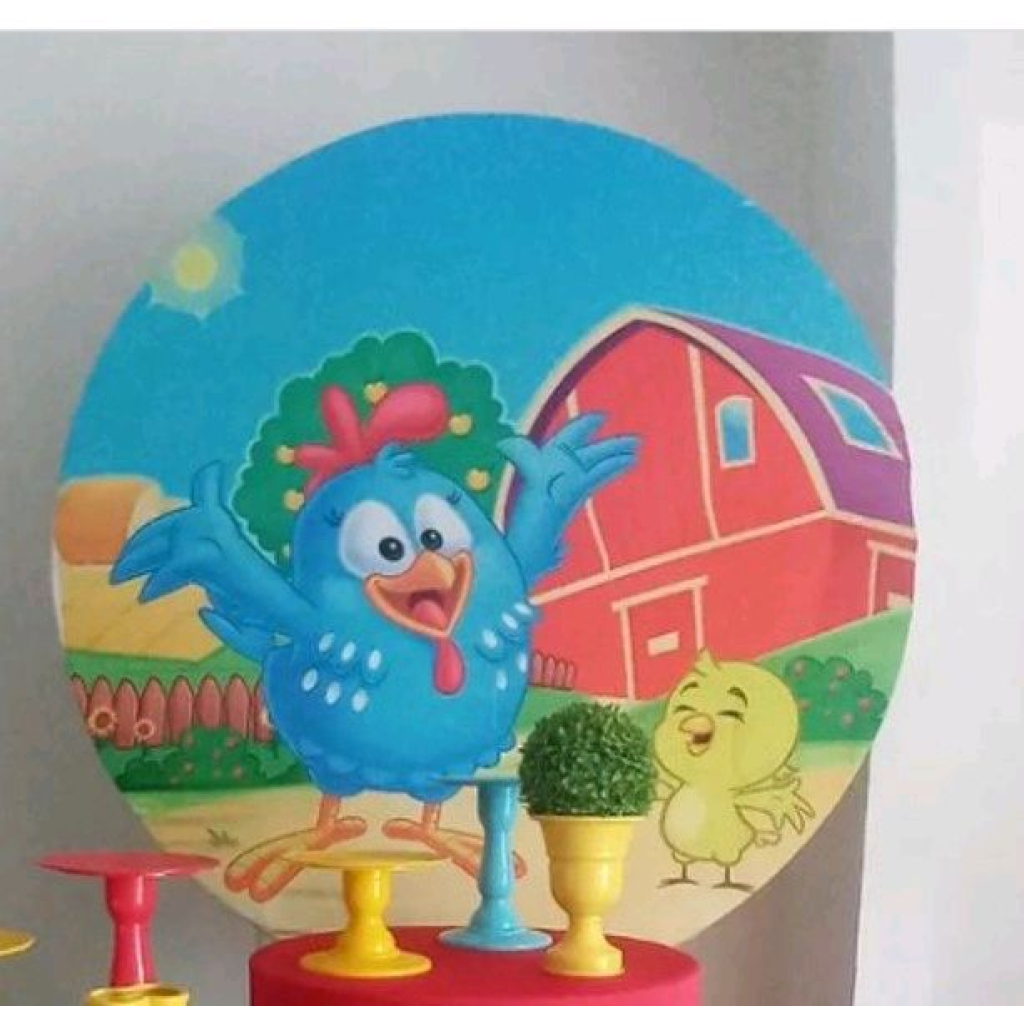 Capa Painel Galinha Pintadinha - Mary Decor Festas & Locações