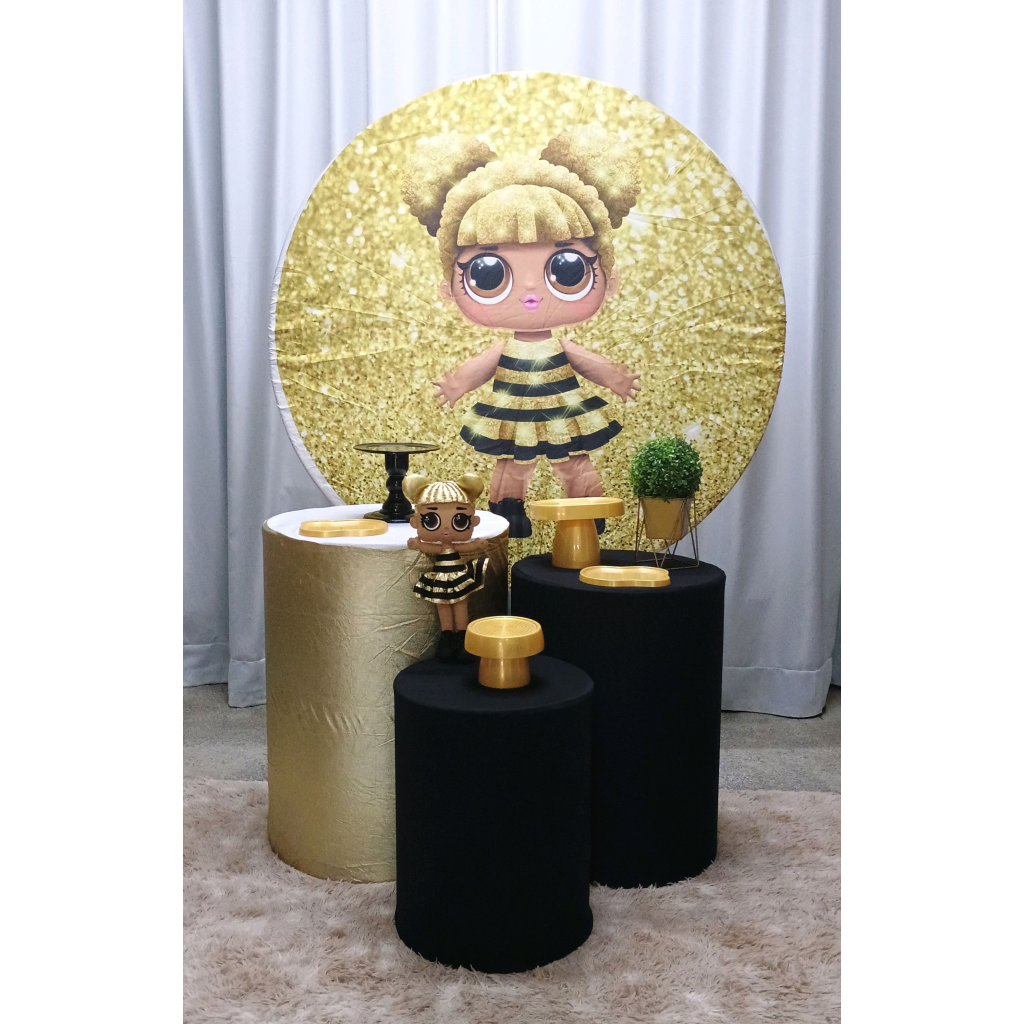 Kit Lol Abelhinha P&M (Básico) - Mary Decor Festas & Locações