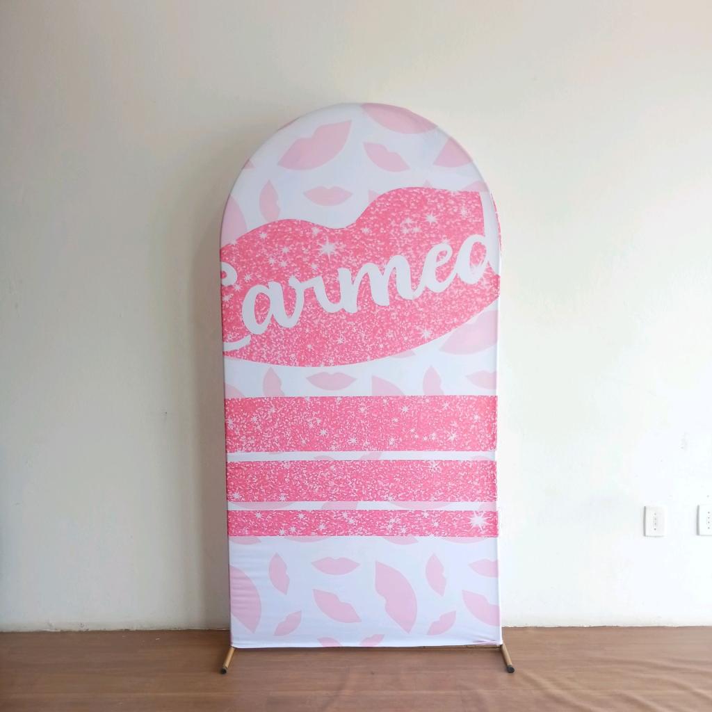 Capa Veste Fácil Painel Romano Carmed 2X1 - Mary Decor Festas & Locações