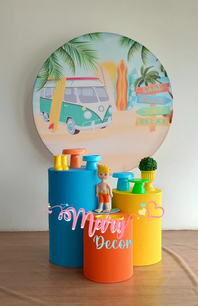 Praia Kit Básico - Mary Decor Festas & Locações
