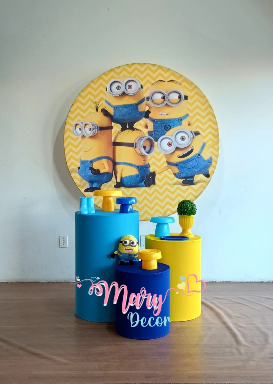 Minions Kit Basico  - Mary Decor Festas & Locações