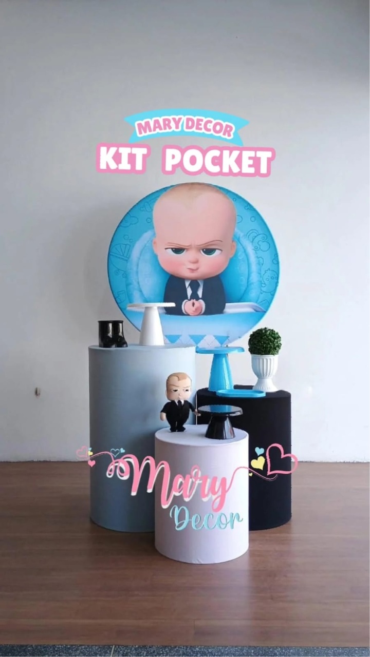 Kit Pocket Poderoso Chefinho  - Mary Decor Festas & Locações
