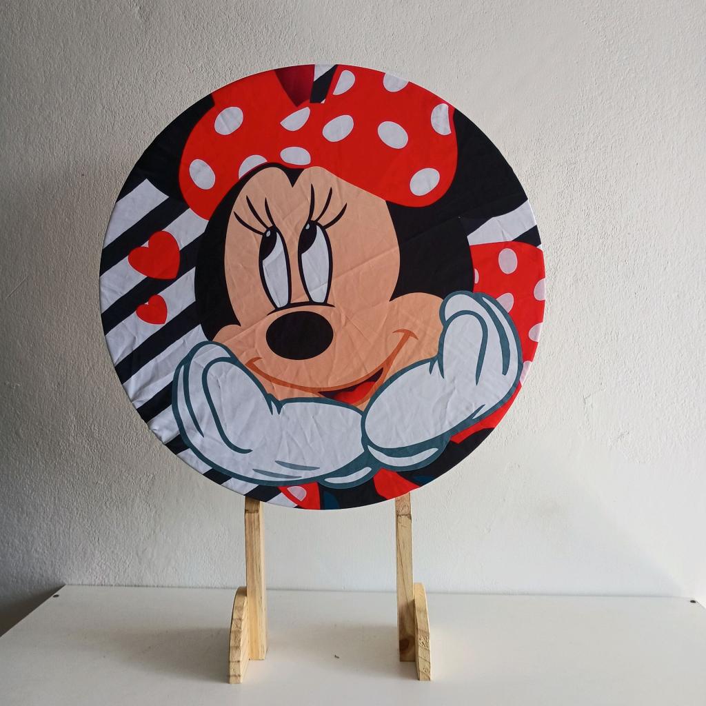 Capa Mini Painel 50X50 Minnie Vermelha - Mary Decor Festas & Locações