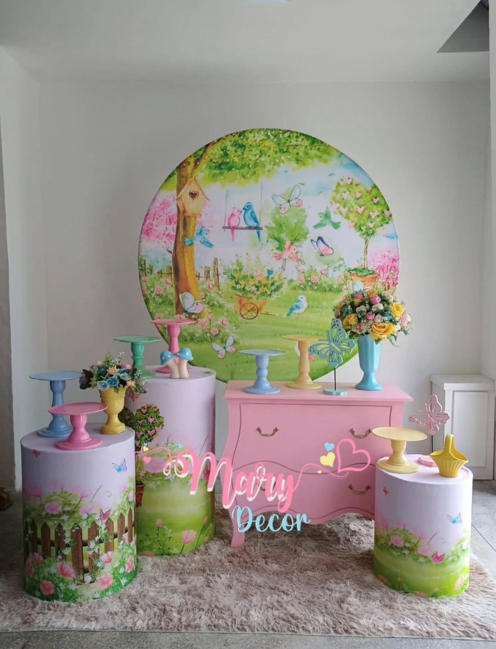   Jardim Kit Festa Em Casa  - Mary Decor Festas & Locações