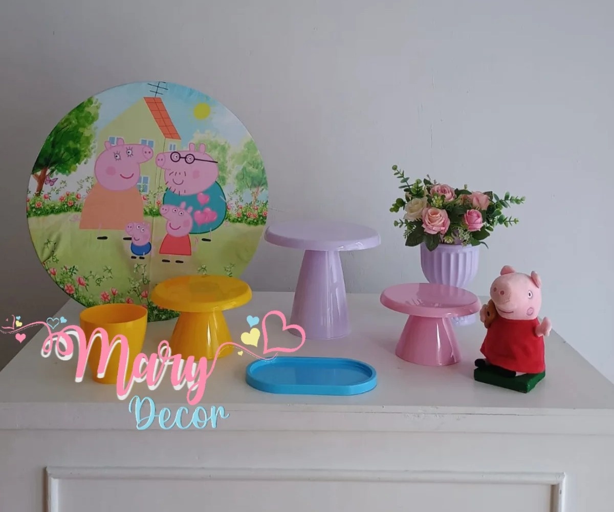 Mini Kit  Pepa Pig  - Mary Decor Festas & Locações