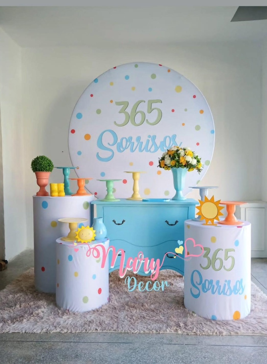 365 Sorrisos Kit Festa Em Casa - Mary Decor Festas & Locações