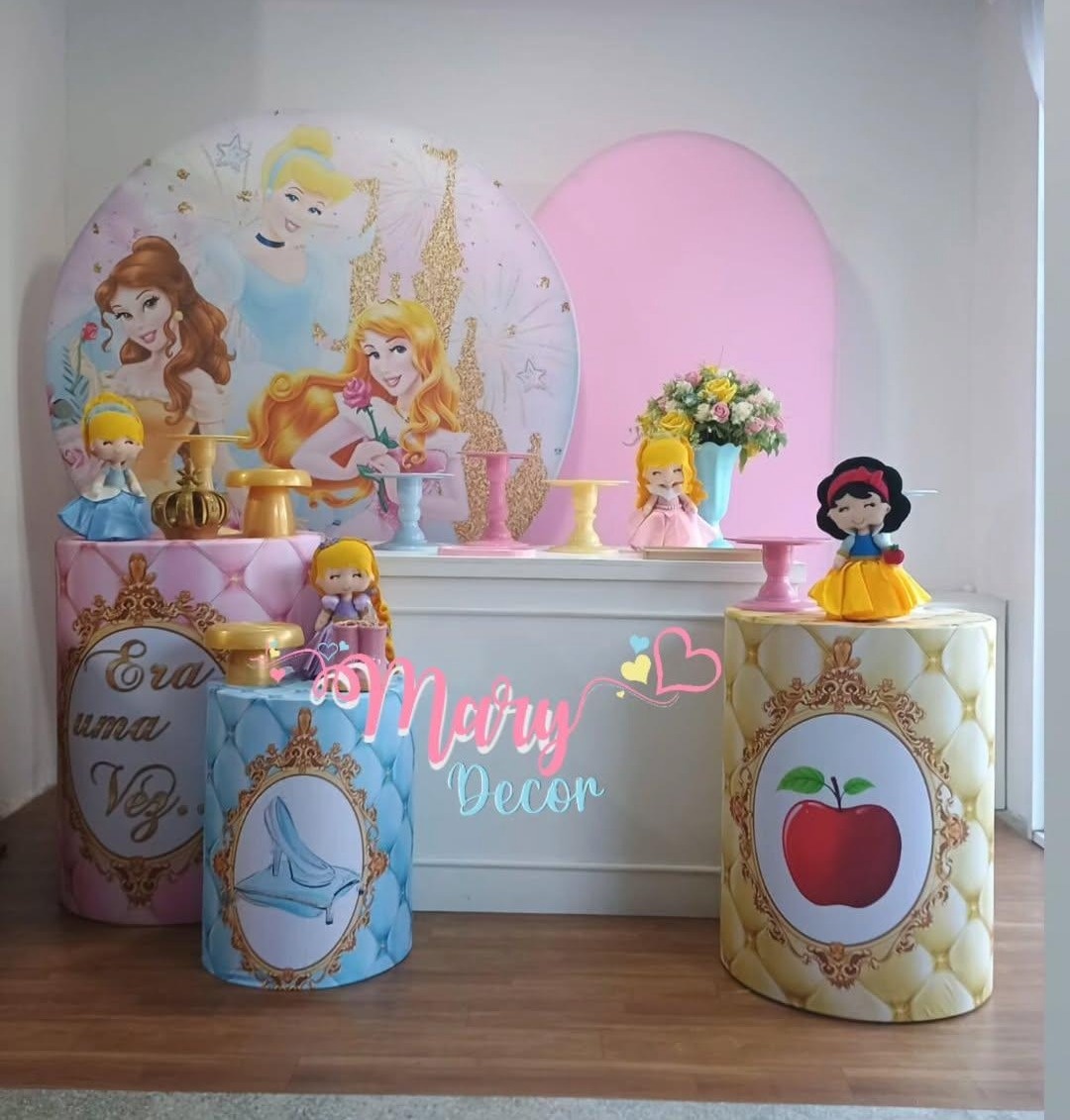 Princesas Kit Comemore  - Mary Decor Festas & Locações