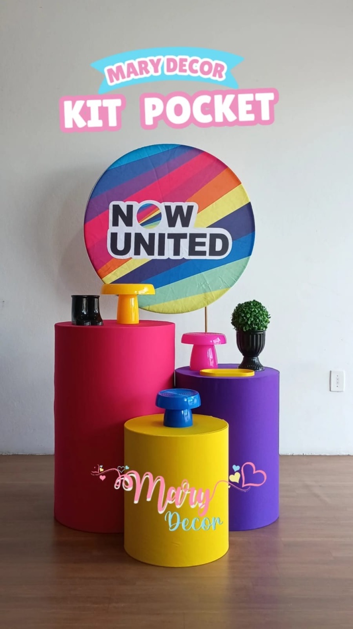 Kit Pocket Now United 1 - Mary Decor Festas & Locações