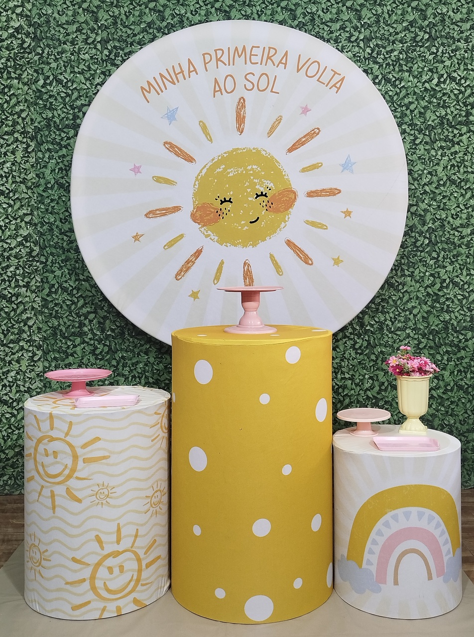 Kit Básico Minha Primeira Volta Ao Sol - Menina  - Pegue Monte das Amigas
