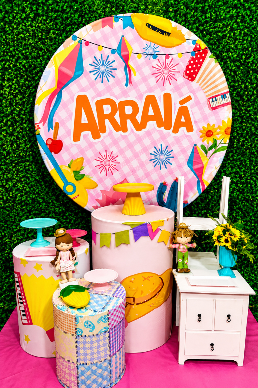 Kit Essencial Arraiá Rosa - Pegue Monte das Amigas
