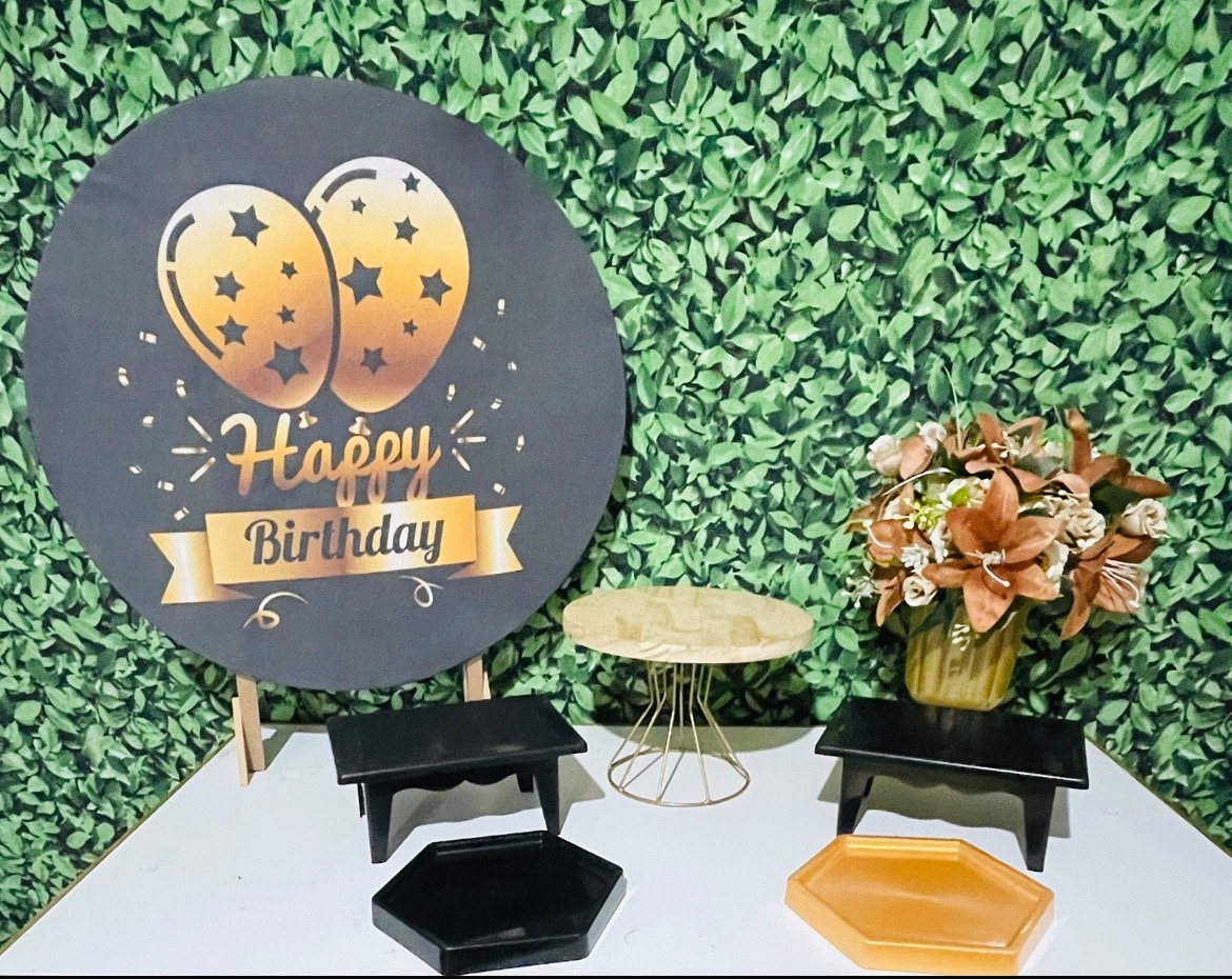 Kit Mesa Adulto Happy Birthday 5 - Pegue Monte das Amigas