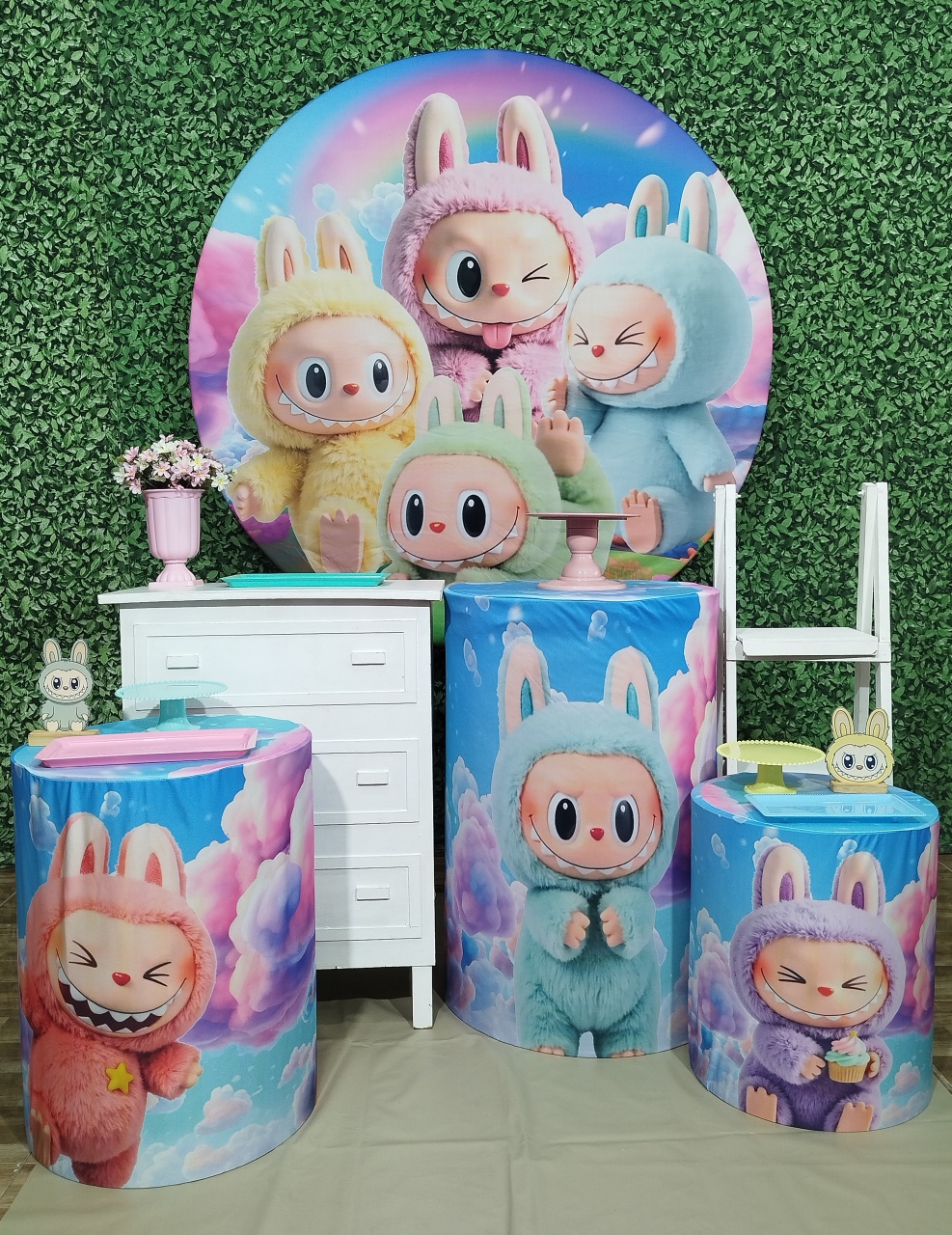 Kit Encanto Labubu - Pegue Monte das Amigas